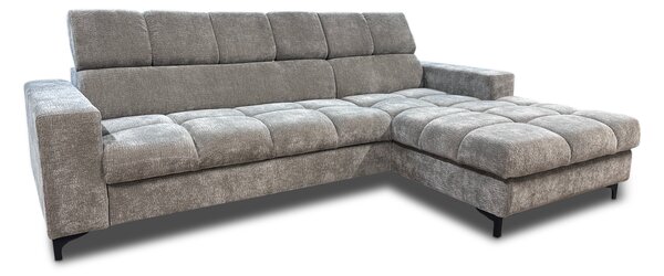 Nowoczesny stylowy narożnik Pako mini głęboko pikowany 180/260 cm