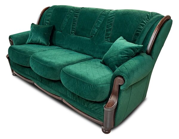 Zestaw wypoczynkowy: Sofa Milano + 2 x fotel + 2 pufy