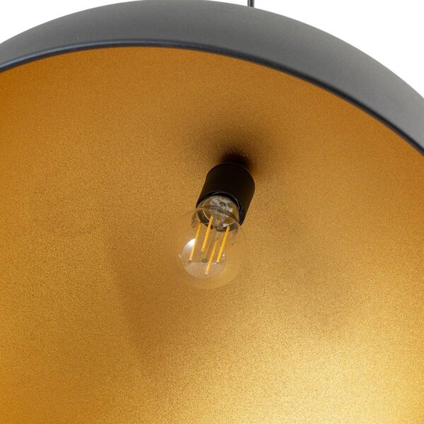 Lampa wisząca Lipeo ROYALTECH, możliwość ściemniania, czarny, salon / jadalnia, metal
