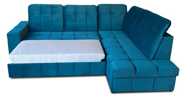 Narożnik rozkładany, kanapa narożna z funkcją spania RUBY 280/210 cm