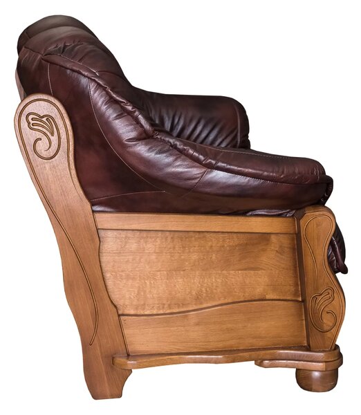 Sofa 2-osobowa ROMA Skóra Naturalna Styl holenderski
