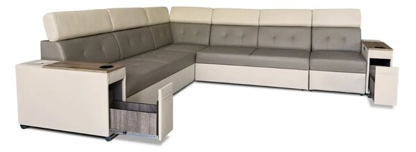 Narożnik Tulum skóra naturalna wymiar 280/340 cm