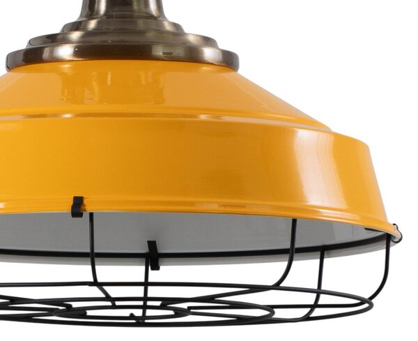 Lampa wisząca Astel ROYALTECH, możliwość ściemniania, żółty / pomarańczowy, salon / jadalnia, metal, industrialny