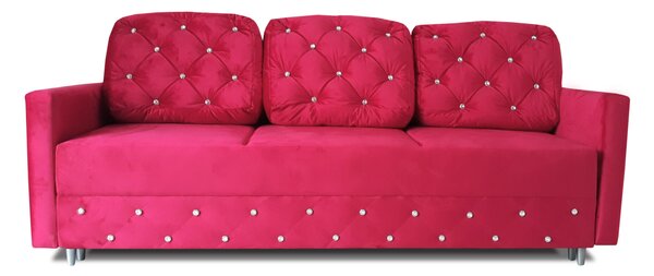 Sofa BLINK glamour + schowek na pościel