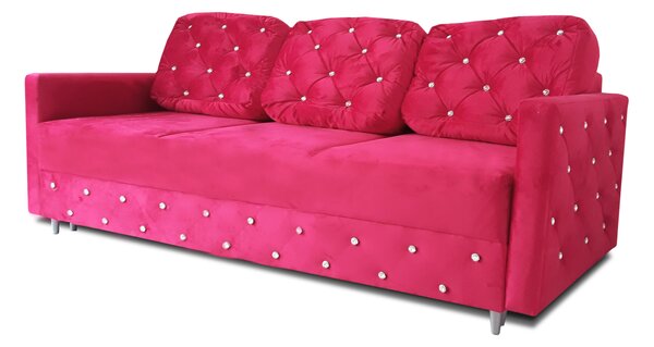 Sofa BLINK glamour + schowek na pościel