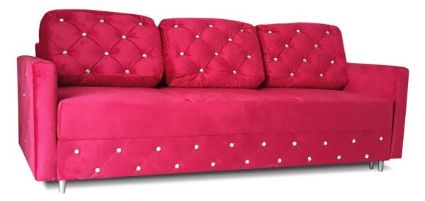 Sofa BLINK glamour + schowek na pościel