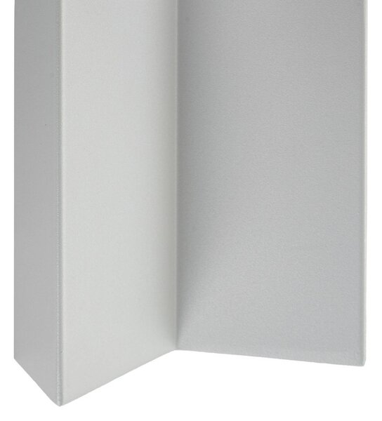 Kinkiet zewnętrzny Kaholo Lucande, aluminiowy / szary / cynkowy, aluminium, nowoczesny