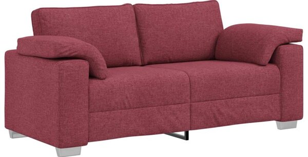 Sofa czerwone wino 180 x 77 x 82 cm tkanina