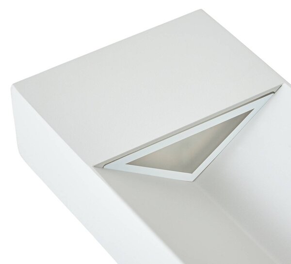 Słupek oświetleniowy LED Kaholo Lucande, aluminiowy / szary / cynkowy, aluminium, nowoczesny