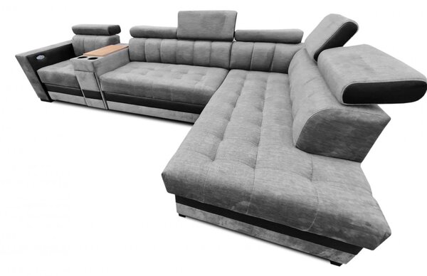 Narożnik rozkładany, kanapa narożna 350/210 cm Dream z relaxem elektrycznym