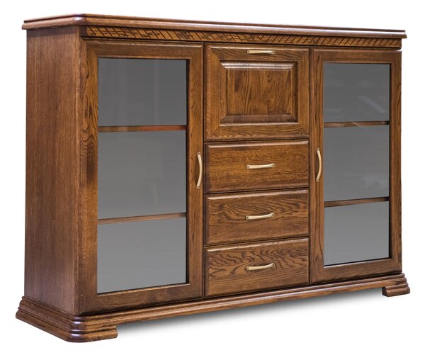 Komoda, komoda do sypialni, komoda do salonu, biblioteczka CLASSIC 2D3S1B II szer. 165 cm
