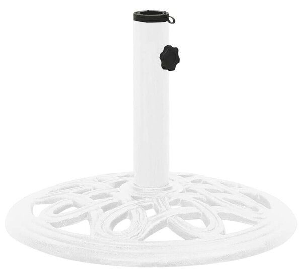 Podstawa pod parasol, zielona, 40x40x32 cm, żeliwo