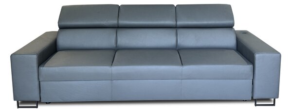 Sofa Charlie II skóra naturalna + gniazdo 230V