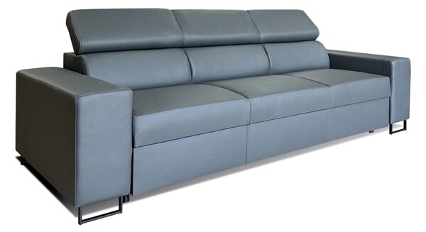 Sofa Charlie II skóra naturalna + gniazdo 230V