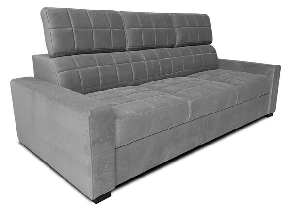 Sofa Charlie III Pik z otwieraną pufą, pikowana