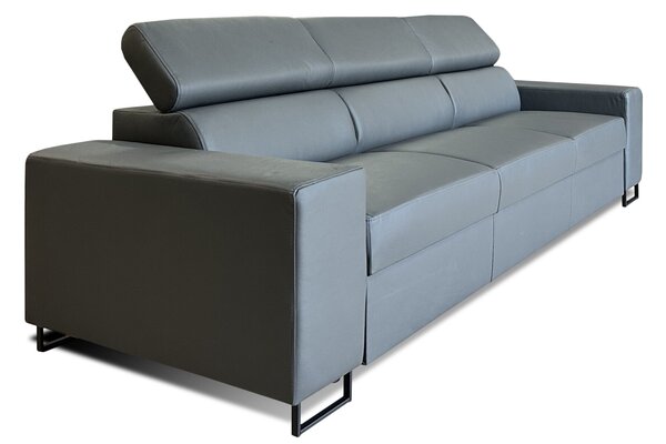 Sofa Charlie II skóra naturalna + gniazdo 230V