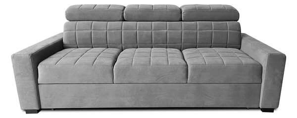 Sofa Charlie III Pik z otwieraną pufą, pikowana