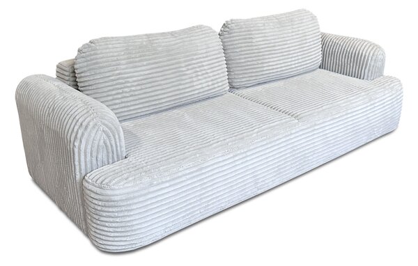Sofa rozkładana kanapa Limba 250 x 108 cm tkanina styl skandynawski