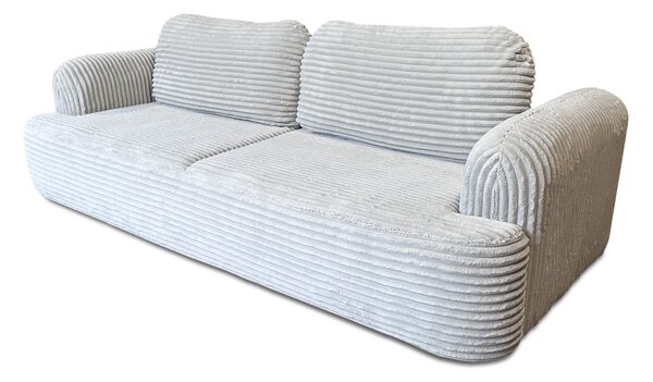 Sofa rozkładana kanapa Limba 250 x 108 cm tkanina styl skandynawski