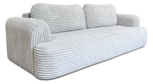 Sofa rozkładana kanapa Limba 250 x 108 cm tkanina styl skandynawski