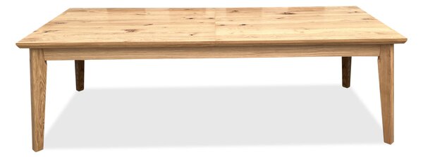 Stół rozkładany, stół dębowy 250/100 + 3x50 cm LUIS MAX w stylu LOFT