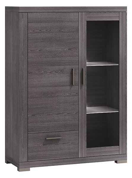 Witryna szklana, witryna do salonu 2D1S Ryga szerokość 95 cm