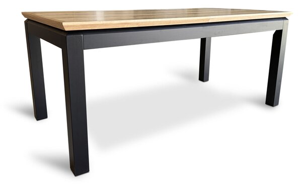 Stół rozkładany, stół drewniany 160/90 + 40 cm PABLO w stylu LOFT