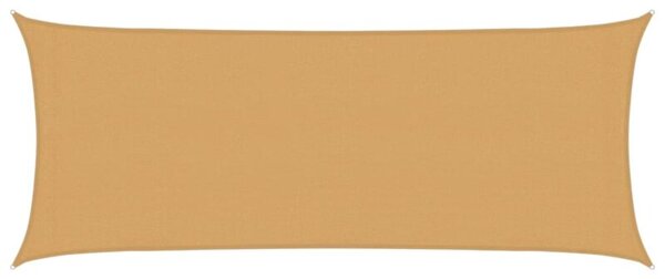 Żagiel przeciwsłoneczny, 160 g/m², piaskowy, 2x4,5 m, hdpe