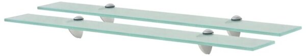 Półki szklane, 2 szt., 70 x 10 cm, 8 mm