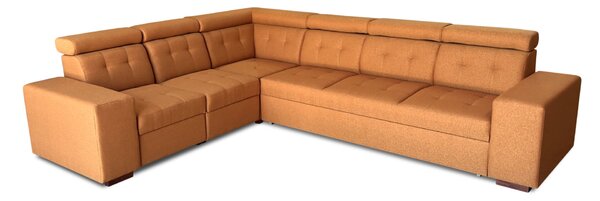 Narożnik, kanapa narożna z funkcją spania Satya III Relax 320/250 cm tkanina Plamoodporna