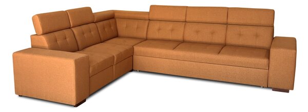 Narożnik, kanapa narożna z funkcją spania Satya III Relax 320/250 cm tkanina Plamoodporna