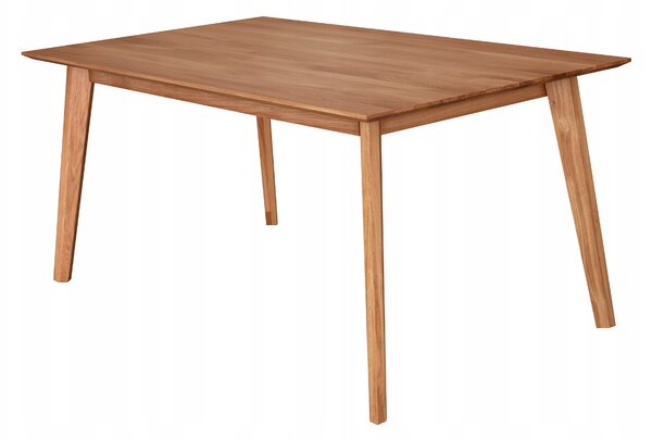 Stół dębowy, stół rozkładany Prins o długości 200/95 cm + dwie wkładki