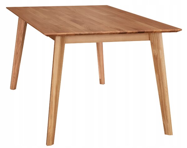 Stół dębowy, stół rozkładany Prins o długości 200/95 cm + dwie wkładki