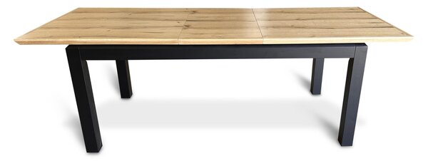 Stół rozkładany, stół drewniany 160/90 + 40 cm PABLO w stylu LOFT