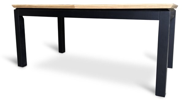 Stół rozkładany, stół drewniany 160/90 + 40 cm PABLO w stylu LOFT