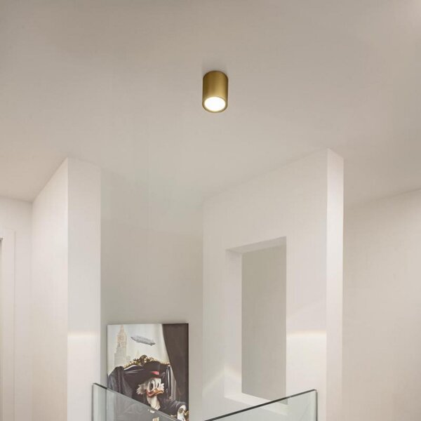 Lampa sufitowa Oculus Brass – SLV SLV, Oculus, ściemnialny, złoty | mosiężny, salon, aluminium, nowoczesny