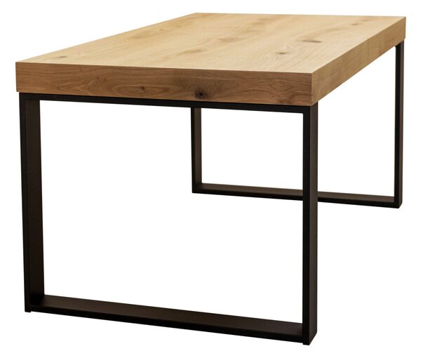 Stół rozkładany, stół drewniany 180/90+2x45 cm SJ51 styl LOFT