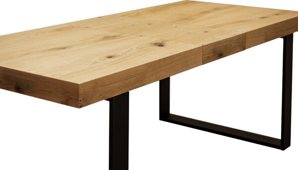 Stół rozkładany, stół drewniany 180/90+2x45 cm SJ51 styl LOFT