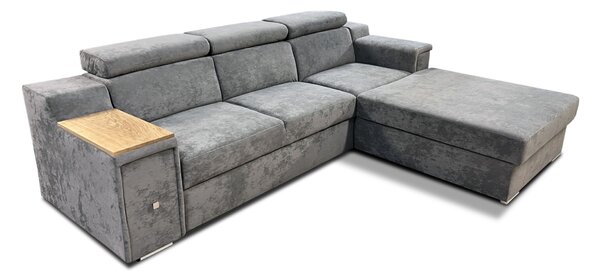 Narożnik rozkładany, kanapa narożna 270x200 cm Magnum II z barkiem