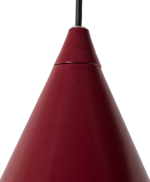 Lampa wisząca Form ALDEX, możliwość ściemniania, czerwony, salon / jadalnia, metal
