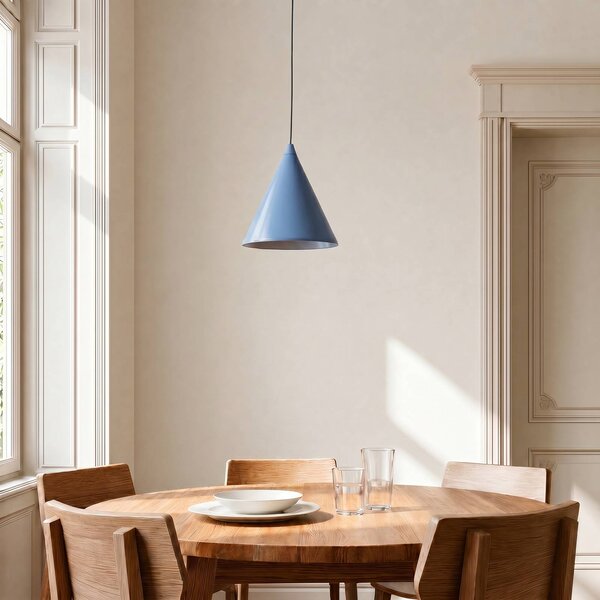 Lampa wisząca Form ALDEX, możliwość ściemniania, niebieski, salon / jadalnia, metal