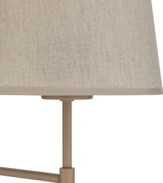 Kinkiet Elizabeth TK Lighting, możliwość ściemniania, kremowy / amber, salon / jadalnia, tkanina / materiał / jedwab, nowoczesny