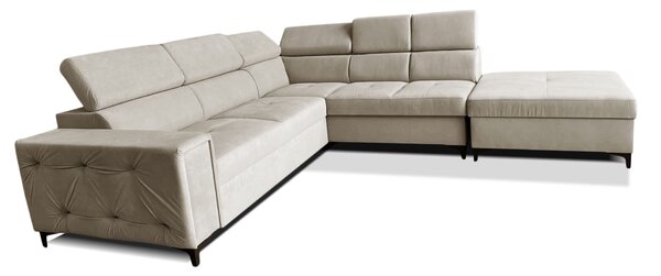 Narożnik do pokoju, kanapa narożna Glamour 270x200 cm Bella