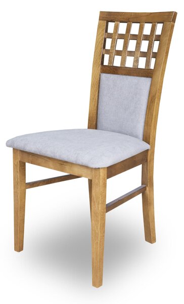Stół z krzesłami, stół okrągły Cezary fi 100 + 40 cm + 6 krzeseł KJ5