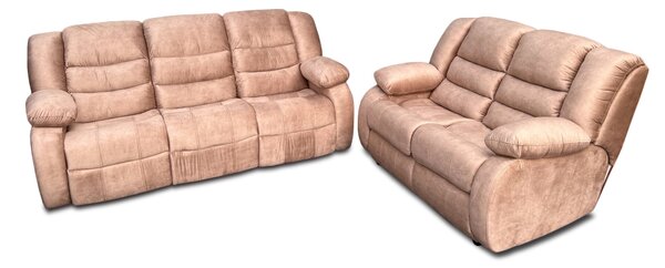 Kanapa 3 osobowa 2 x funkcja relax + sofa 2 osobowa w wersji klasycznej