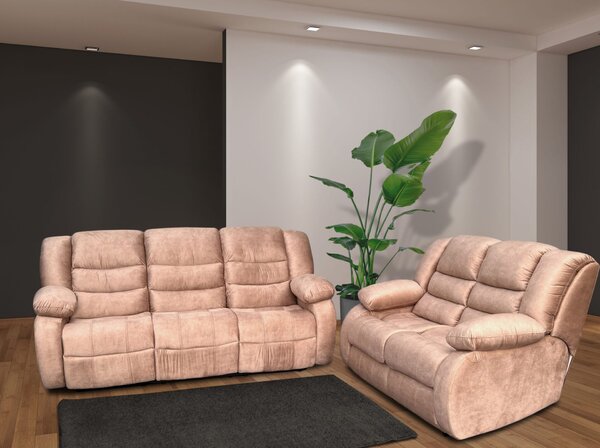 Kanapa 3 osobowa 2 x funkcja relax + sofa 2 osobowa w wersji klasycznej