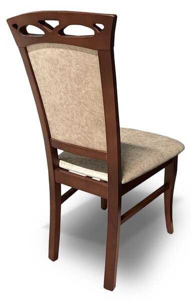 Stół z krzesłami, stół rozkładany 180/90 + 50 cm Kacper + 8 x krzesło KW143