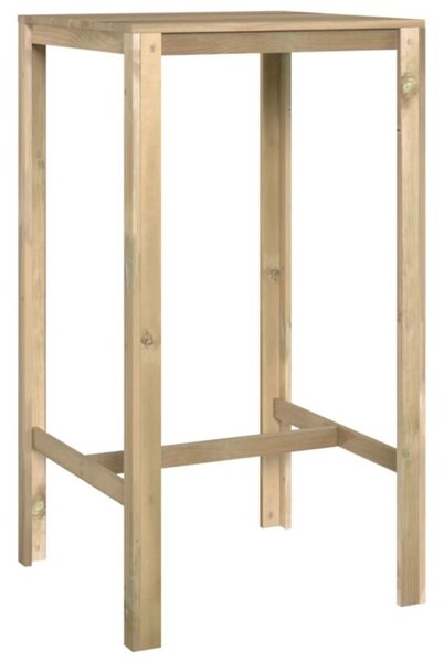 Stolik barowy, 60x60x110 cm, impregnowana sosna