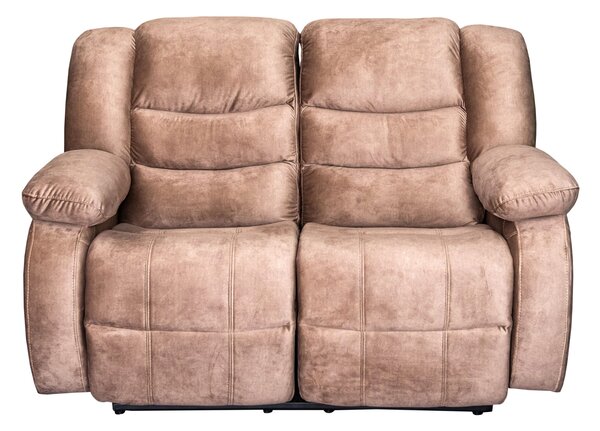 Sofa 2 osobowa, kanapa skórzana Borys 2 x relax manualny 100% Skóra naturalna