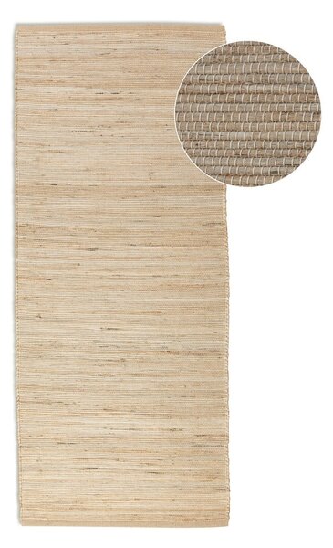 Beżowy chodnik z mieszanki juty dwustronny/tkany ręcznie 80x200 cm Handloom – Hanse Home